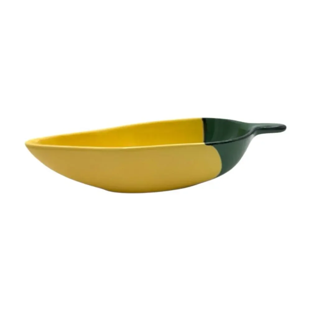 Vintage Shonfeld’s Serving Dip Vegetable Dish‎ Jalapeño Shape 8” x 4” EUC